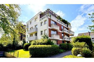 Wohnung kaufen in 40627 Unterbach, Traumhaft ruhig gelegene 4 Raum-Wohnung mit umlaufender Terrasse und offenem Kamin