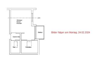 Wohnung mieten in 70806 Kornwestheim, Exklusive renovierte 2-Zimmer-Dachgeschosswohnung mit Balkon und EBK in Kornwestheim