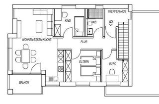 Wohnung mieten in 34281 Gudensberg, Gemütliche 4-Zimmer-Neubauwohnung mit Balkon