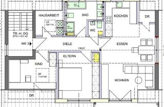 Wohnung mieten in 88471 Laupheim, Stilvolle, neuwertige 3-Raum-Dachgeschosswohnung mit geh. Innenausstattung mit EBK in Laupheim