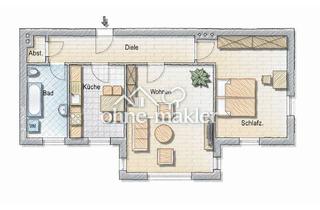 Wohnung mieten in 94032 Passau, 2-Zim. Mietwohnung Innstadt Passau