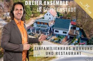 Gewerbeimmobilie kaufen in 16348 Marienwerder, ⭐ 3 in Einem Paket - Haus - Wohnung - Restaurant - PROVISIONSFREI ⭐